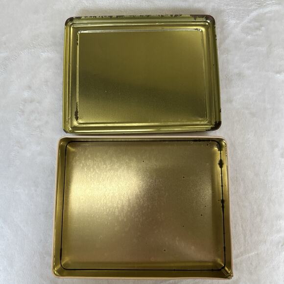 VTG Metal Tin Keller Charles of Philadelphia Flowers Floral Pink White Charity - Picture 11 of 11